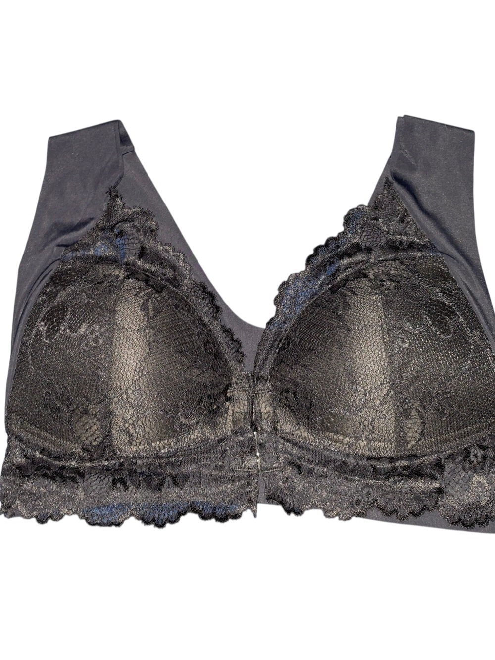 Black Lace Bra Large